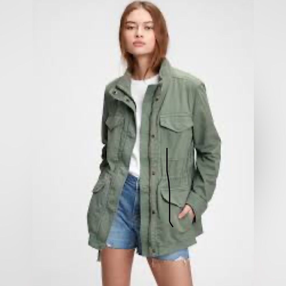 Gap Green Utility Jacket size Small - image 1